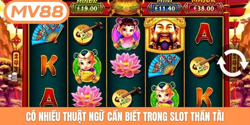 Có nhiều thuật ngữ cần biết trong slot Thần Tài