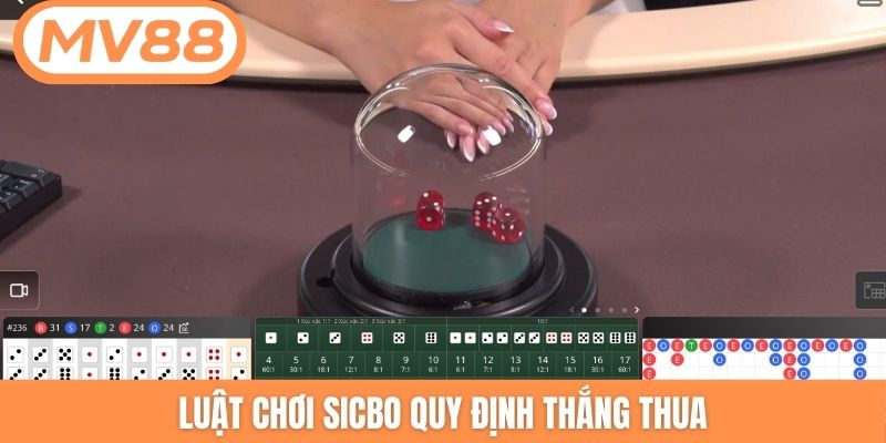 Luật chơi Sicbo quy định thắng thua