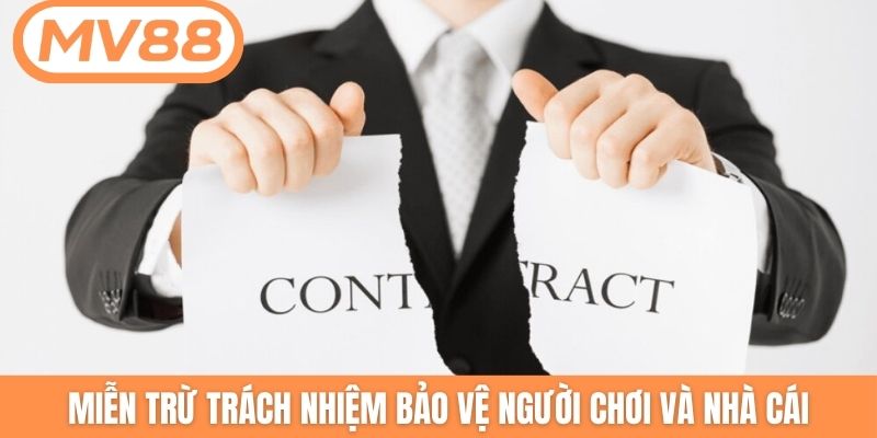 Miễn trừ trách nhiệm bảo vệ người chơi và nhà cái