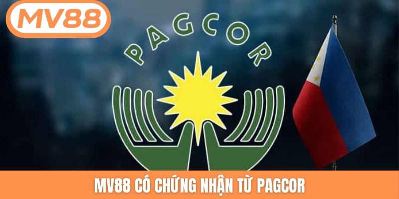 MV88 có chứng nhận từ PAGCOR