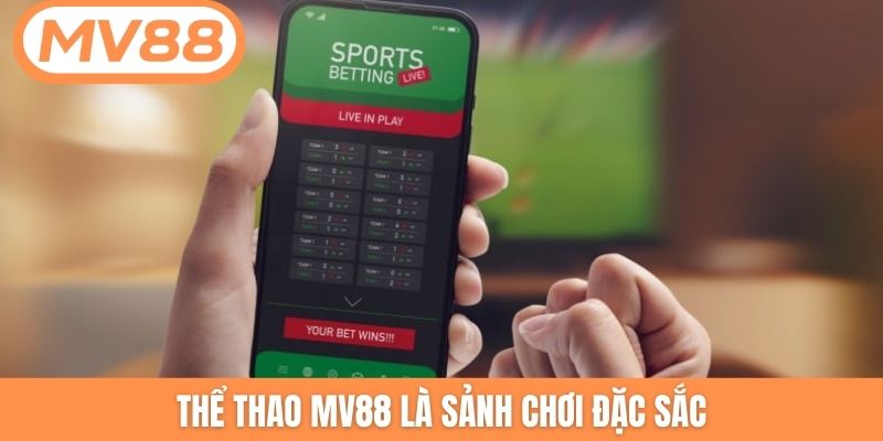 Thể thao MV88 là sảnh chơi đặc sắc